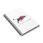 White Mosaic Bull Spiral Journal (EU)