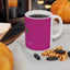 Violet Mosaic Bull Ceramic Mug 11oz