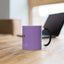 Purple Color Changing Mug with Mosaic Bull