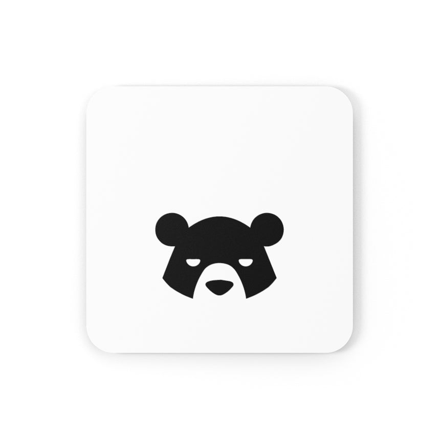 White Corkwood Coaster Set