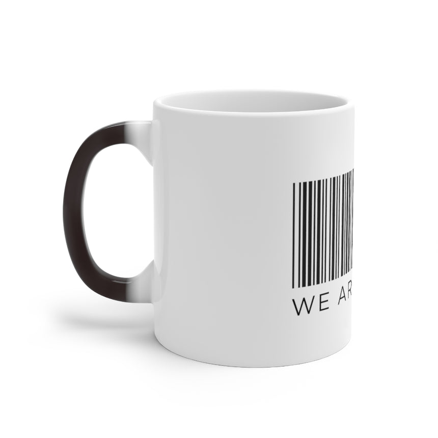 We Are Traders ® Bar Code Color Changing Mug
