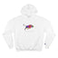 White Mosaic Bull Champion Hoodie