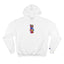 Black & White Mosaic Bear Champion Hoodie