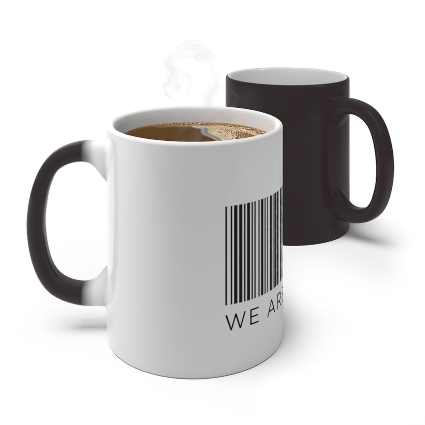 We Are Traders ® Bar Code Color Changing Mug
