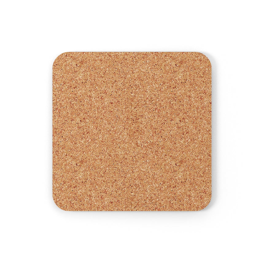 White Corkwood Coaster Set