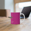 Violet Mosaic Bull Ceramic Mug 11oz