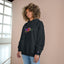 White Mosaic Bull Champion Hoodie