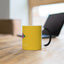 Yellow Color Changing Mug with Mosaic Bull