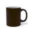 Yellow Color Changing Mug with Mosaic Bull