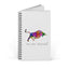 White Mosaic Bull Spiral Journal (EU)