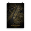NY Trading Map Poster
