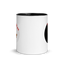 Bears on Chart white Mug - Black/ Red/ Blue/ Yellow