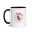 Bears on Chart white Mug - Black/ Red/ Blue/ Yellow