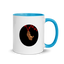 Bears on Chart white Mug - Black/ Red/ Blue/ Yellow