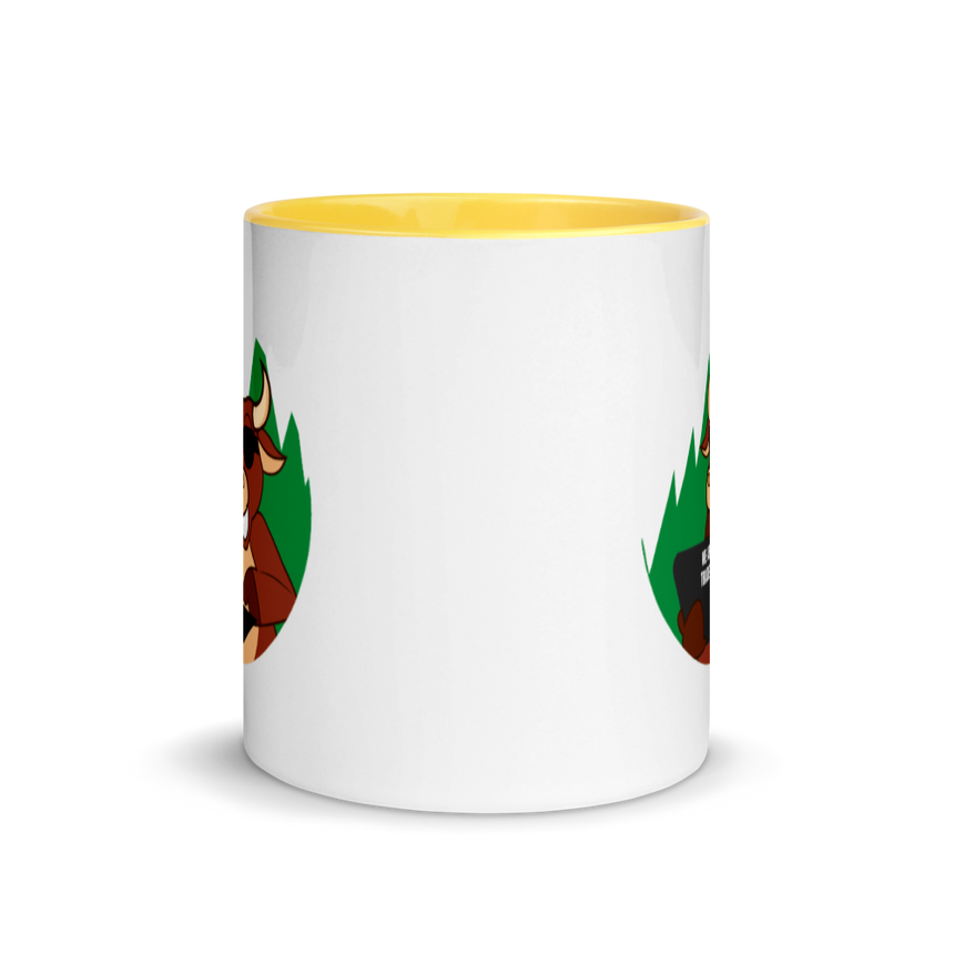 Traders Bull with Laptop Mug
