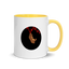 Bears on Chart white Mug - Black/ Red/ Blue/ Yellow