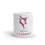 White Mosaic Logo glossy mug