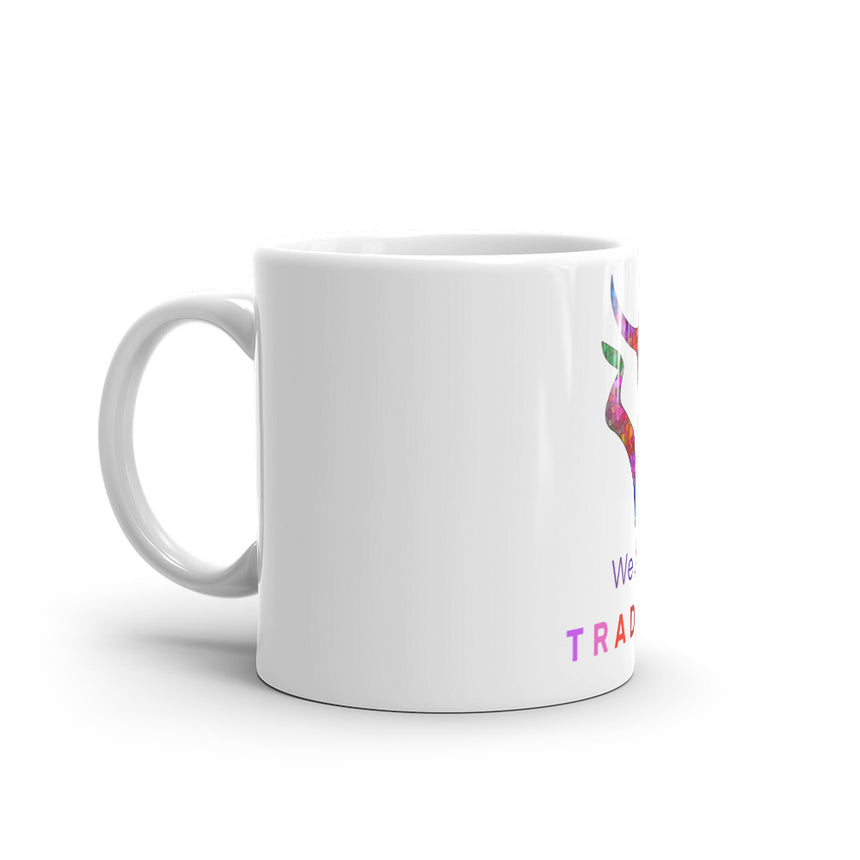 White Mosaic Logo glossy mug