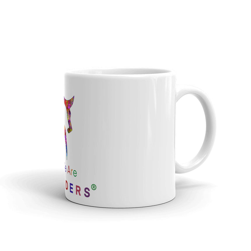 Mosaic Logo White glossy mug - We Are Traders